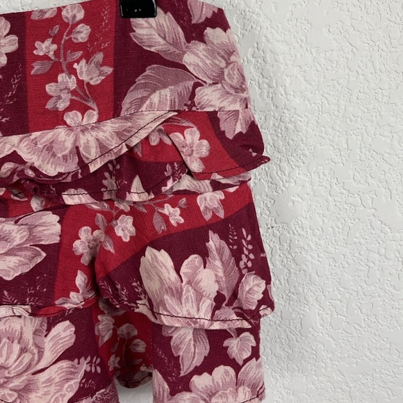 Free People FP Days Gone By Tiered Shorts Ruffle Smocked - Picture 4 of 9